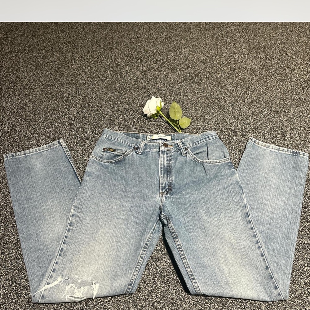 Lee Blue Straight Jeans Classic Style